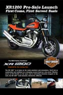 HaneyArt Poster 2 RideNow Powersports Harley-Davidson XR1200 Promotional Poster