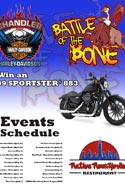 HaneyArt RideNow Powersports Chandler Harley-Davdison Battle of the Bone Promotional Poster